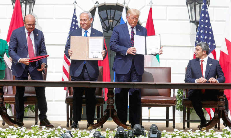 Trump links Abraham Accords to any Iran deal